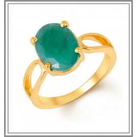 Emerald Gold Ring 18k