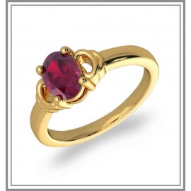 Ruby Gemstone Ring In 18K Gold